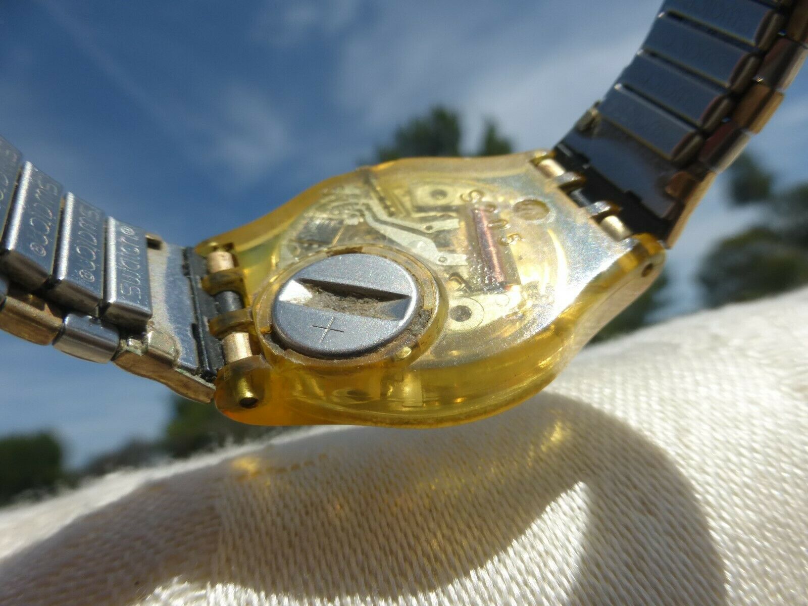 SWATCH スウォッチ スケルトンダイアル ヴィンテージ 1999年製 稼働