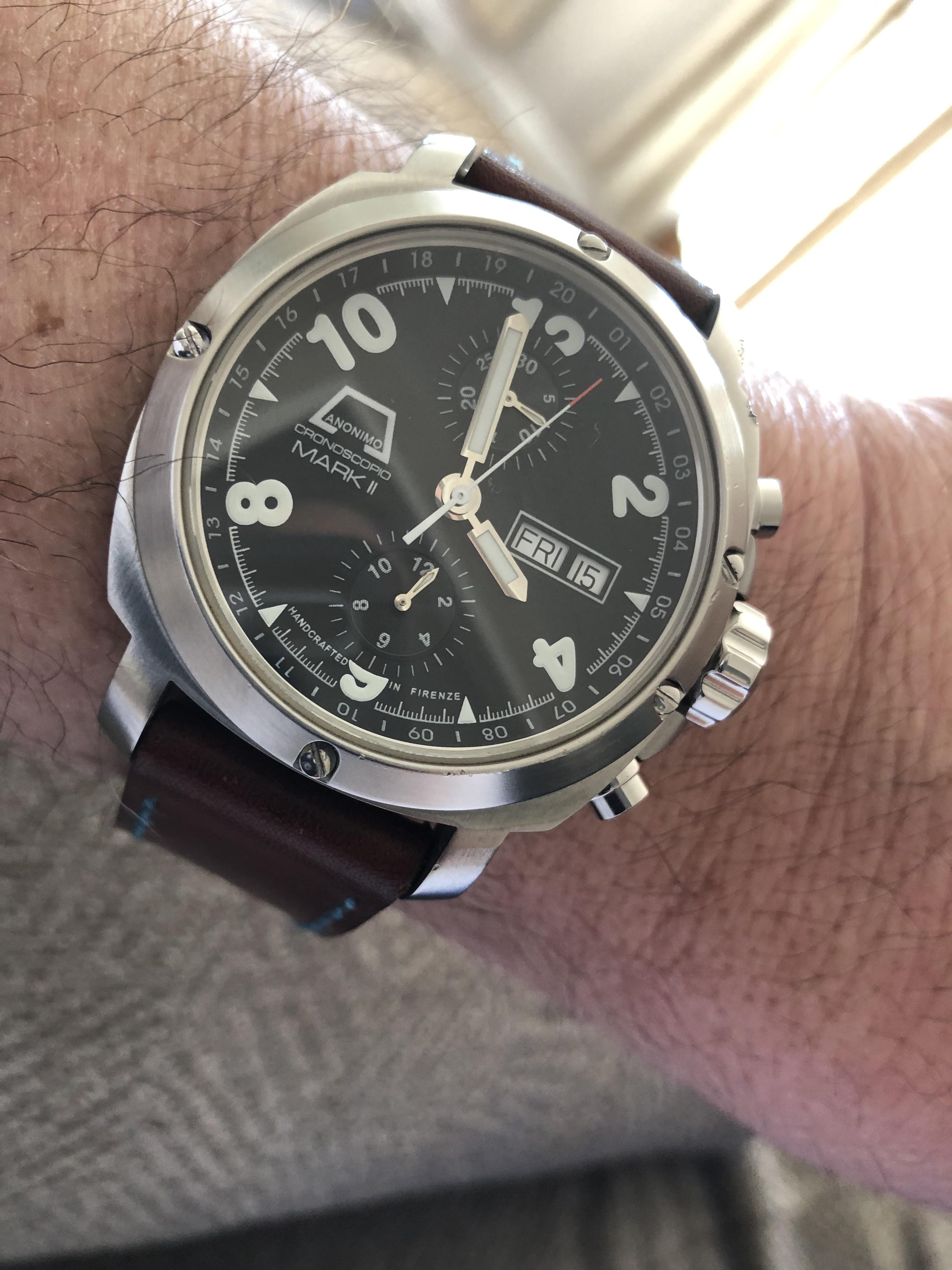 Anonimo Cronoscopio Mark II | WatchCharts Marketplace