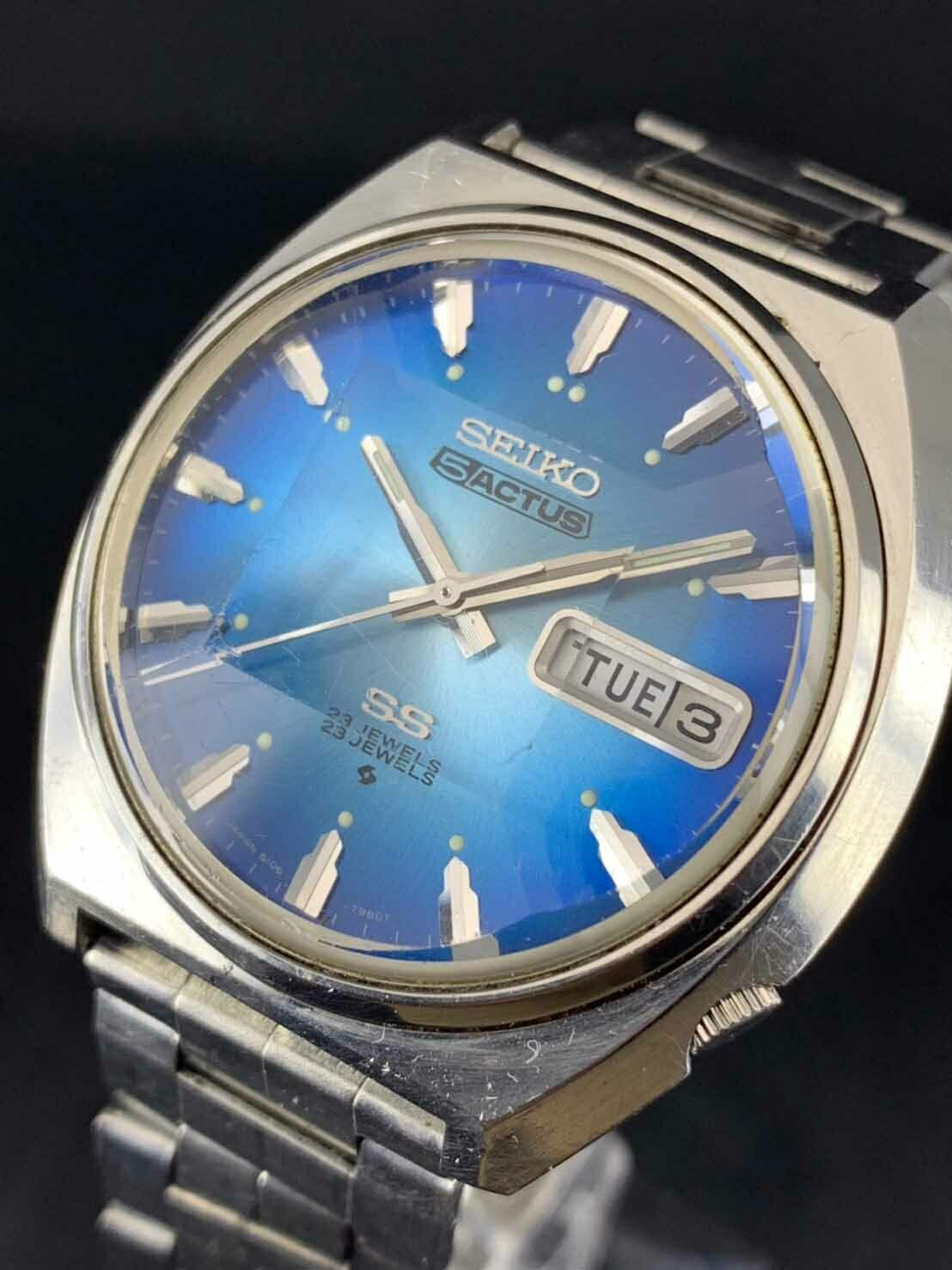 seiko 5 actus ss 23 jewels