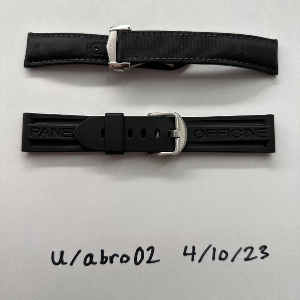 [WTS] 21MM Artem Sailcloth Strap and Deployant Buckle / 22MM Panerai ...