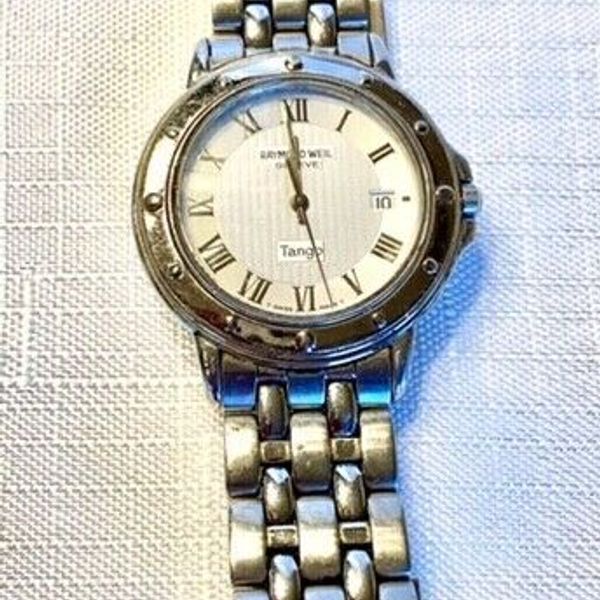 Montre Raymond Weil Tango Genève - Acier Inoxydable, Cadran Nacre Avec Diamants - Occasion De Luxe