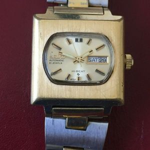 1976 Seiko 2706-7000 Hi-Beat Automatic 21J Wristwatch + Seiko Band Runs TV  Dial | WatchCharts