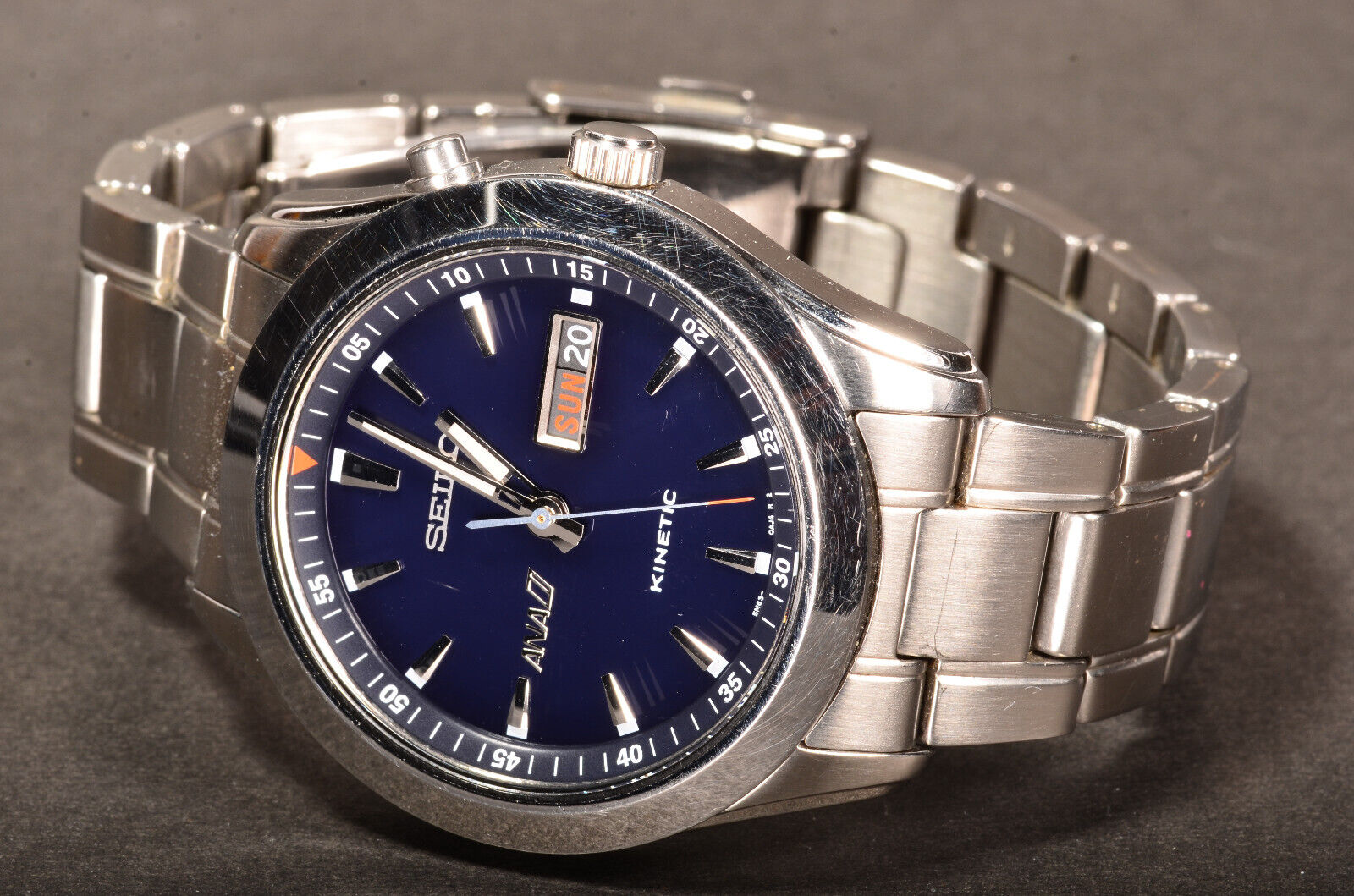 時計 SEIKO ANA-HAPPY FLIGHT SEIKO ANA 777 Flight Quartz Watch Chronograph 39.2mm White