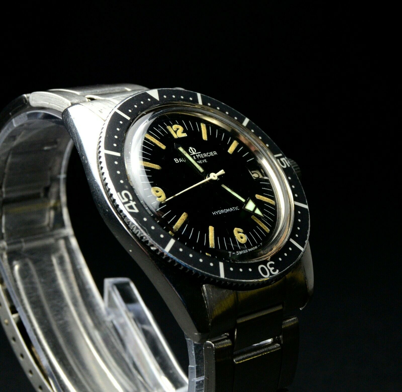 Baume Mercier Rare Vintage Baume Mercier Hydromatic Diver