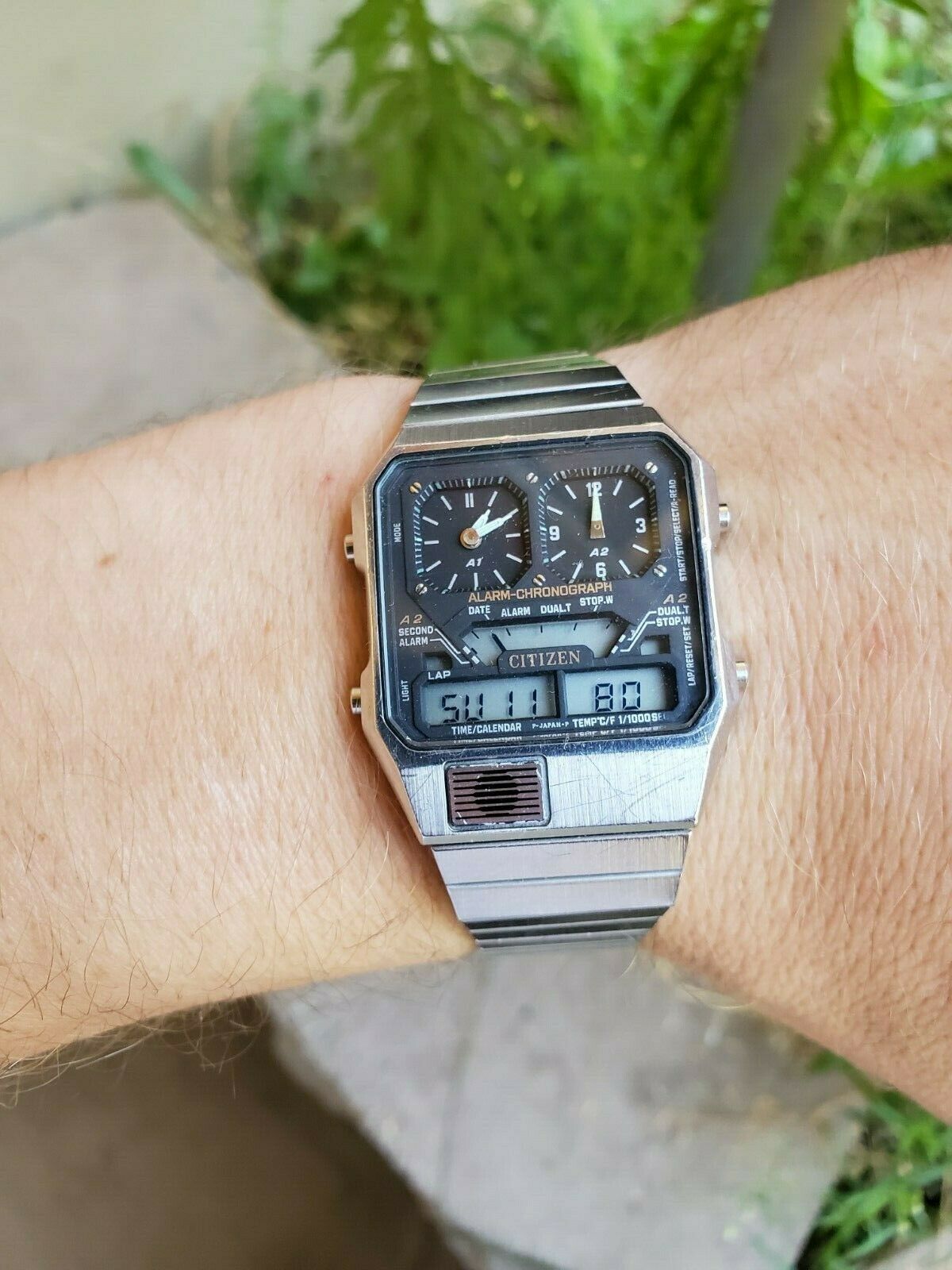 Citizen Ana Digi Temp 8984-086333 Robot face *Fully Serviced