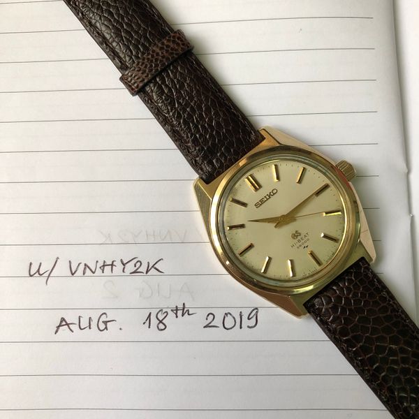 [WTS] Grand Seiko 45208000 Gold capped case. Circa 1969 WatchCharts Marketplace