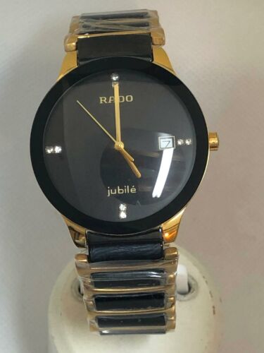 Rado Jubile Diastar R30939702 Men s Wrist Watch With Diamonds And Date WatchCharts Marketplace