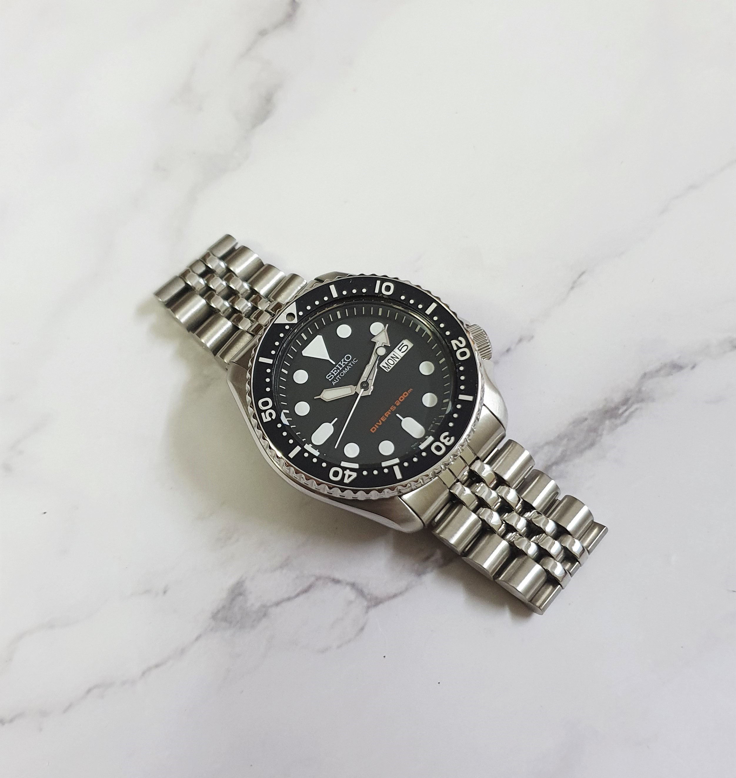 FS: SKX007 Seiko Diver SERVICED with OEM Jubilee Bracelet | WatchCharts