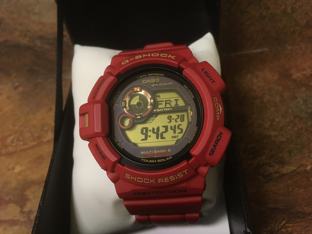 Casio G-Shock GW-9330A-4JR Rising Red Mudman 30th Anniversary | WatchCharts  Marketplace