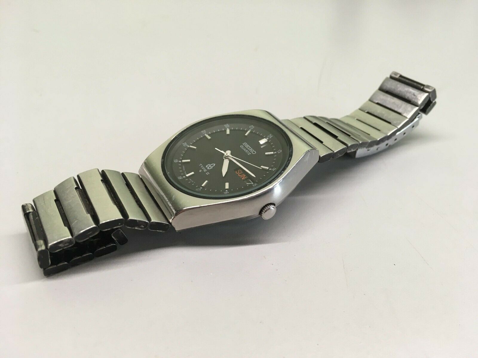 Vintage SEIKO 7546-8090 TYPE II quartz watch original new battery