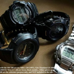 Vintage G Shock Aw 500 First Analog G Screw Back Aw 500g 1e Watchcharts