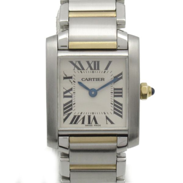 Cartier CARTIER Tank Francaise SM watch watch watch K18 (yellow gold ...