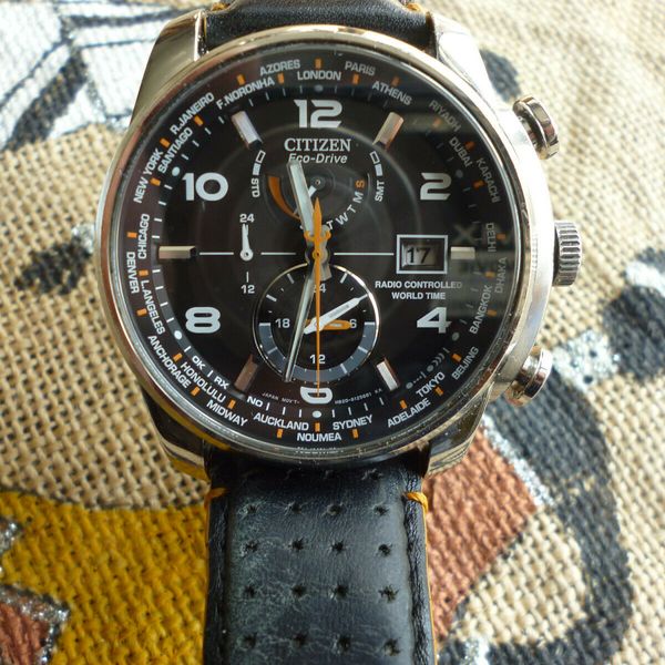 Men’s Genuine Citizen Eco Drive h820S087554 radio controlled world