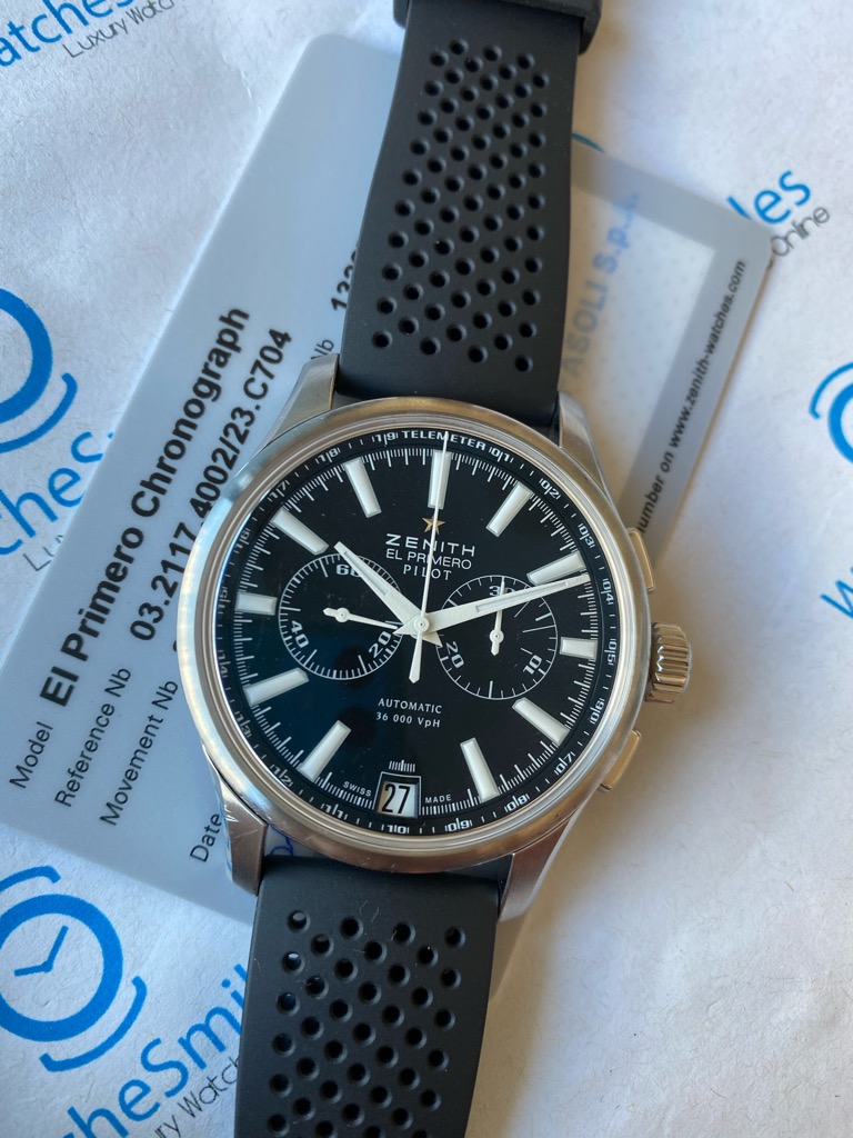 FS:Zenith El Primero Pilot Chronograph Date 03.2117.4002/23.c704