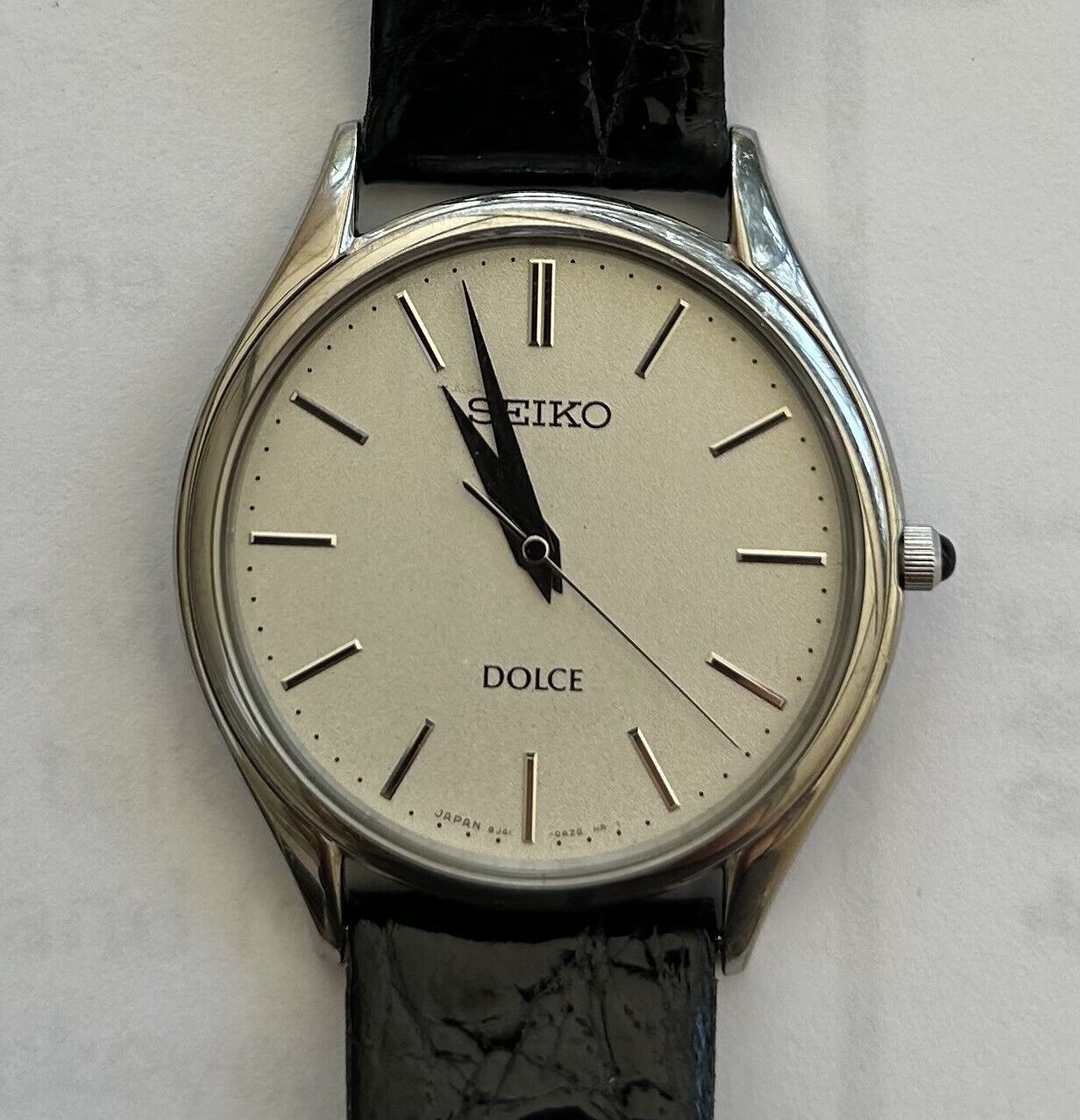 Seiko Dolce white/silver dial mens watch SACM171 caliber 8J41