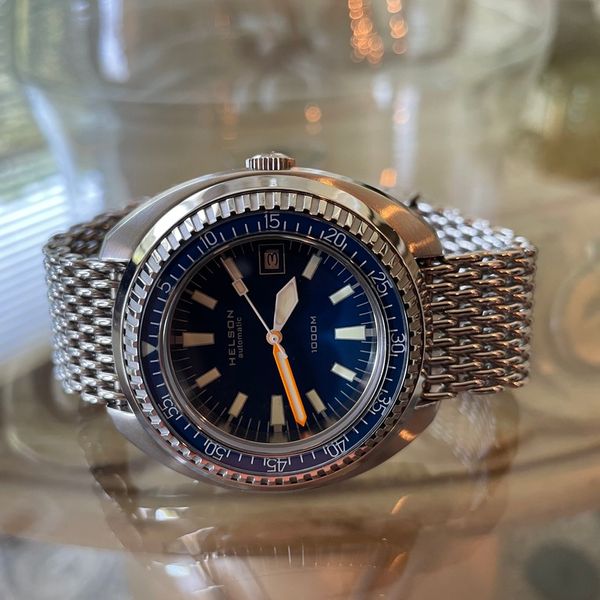 [$450 USD] FS: Helson Turtle 1000m Diver (Blue Dial) | WatchCharts