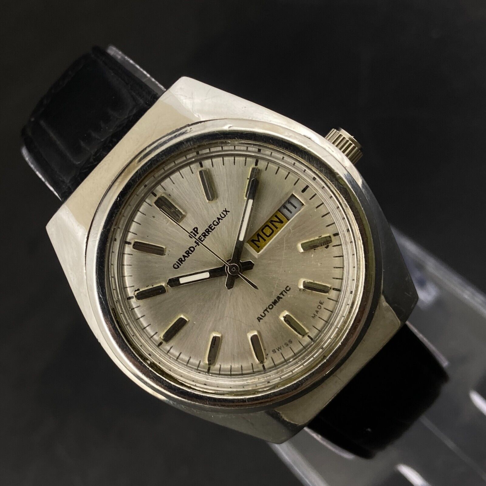 Vintage Girard perregaux Gyromatic Automatic Day Date Men s Wrist