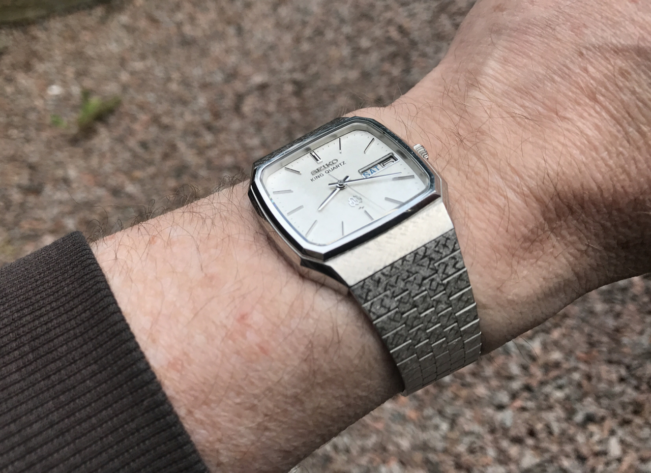 FS: Seiko King Quartz 9223-5000 Silver snow dial | WatchCharts