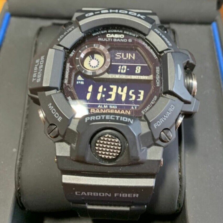 Casio G-SHOCK GW-9400J-1BJF RANGEMAN Black Out Tough Solar