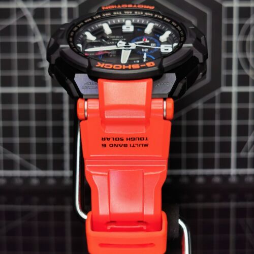 Casio G-Shock GW-4000 RESCUE ORANGE GravityMaster Solar Multiband