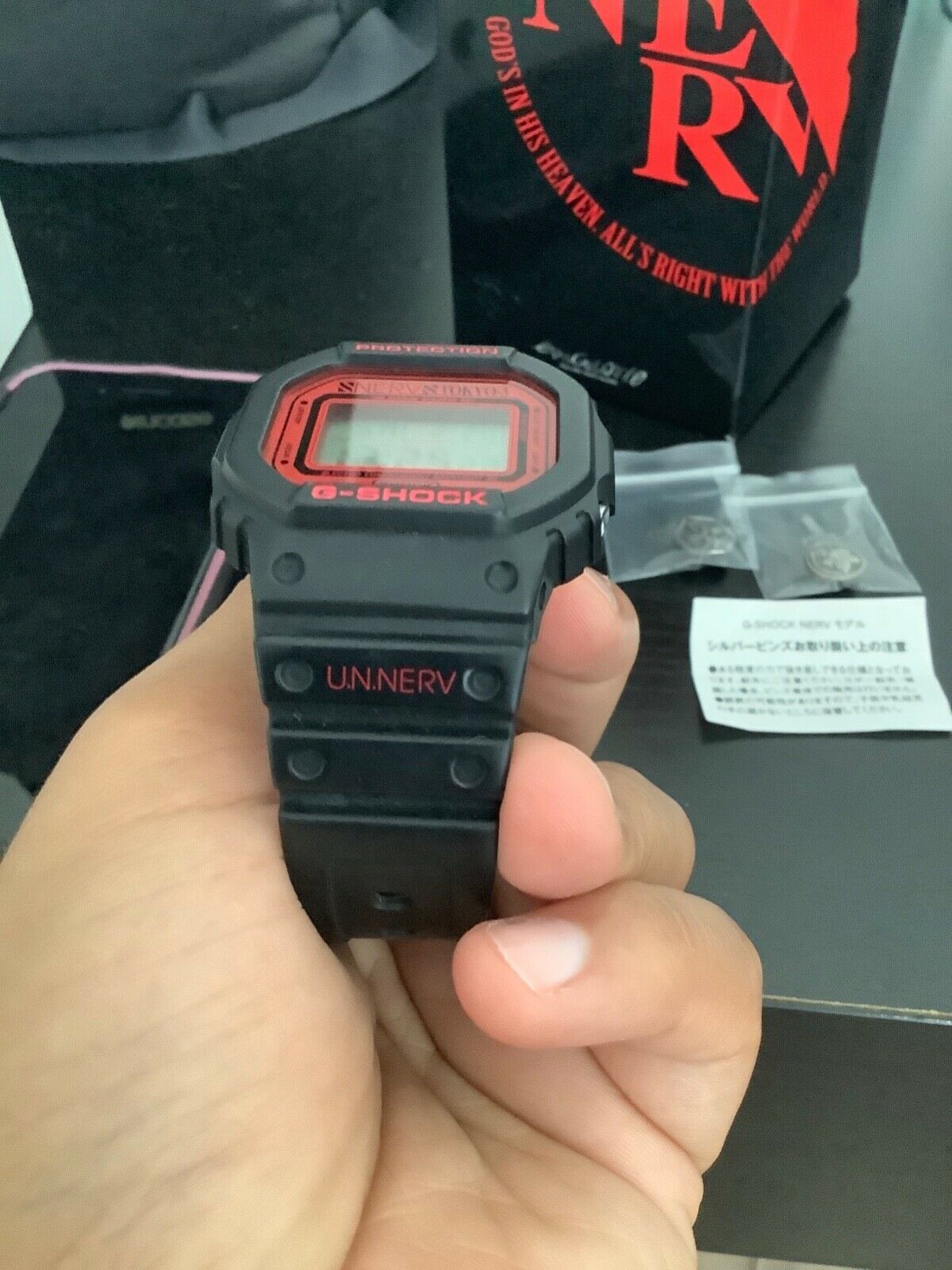 CASIO G-SHOCK x Evangelion DW-5600 NERV model EVA watch Limited