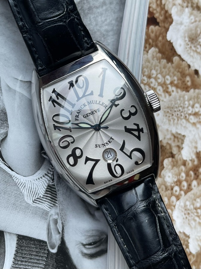 FS Franck Muller Casablanca Sunset Date Guilloch Dail 8880 SC