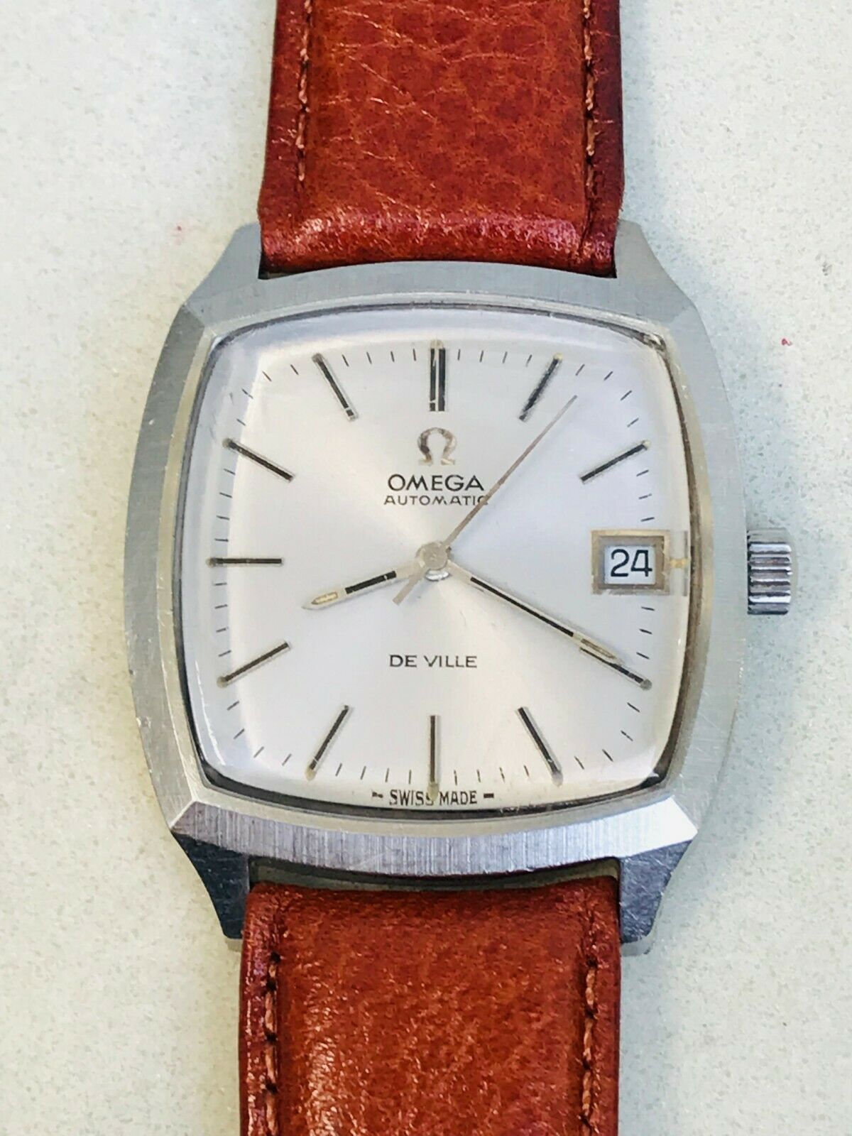 OMEGA DE VILLE デビル TOOL 9034 デイト 748 Omega De Ville Stainless Steel 1970s - Gisbert A. Joseph Watches