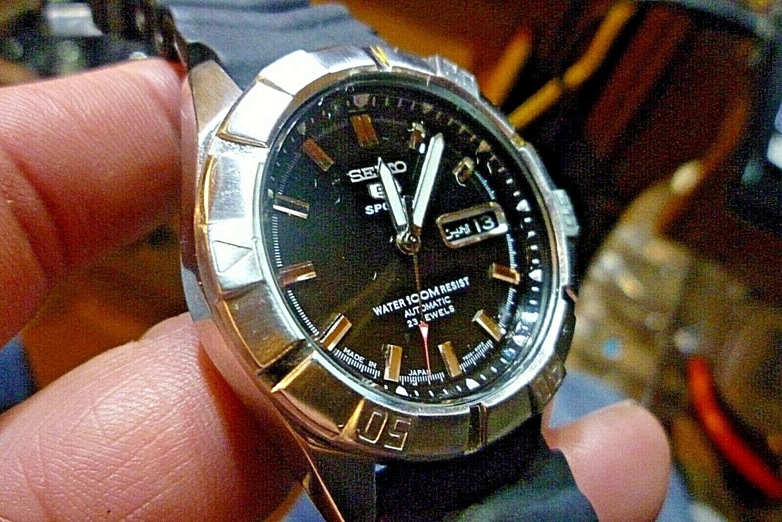 Mens 40mm SEIKO 5 SPORTS 100m 7S36-01X0 Automatic 23j SNZH15