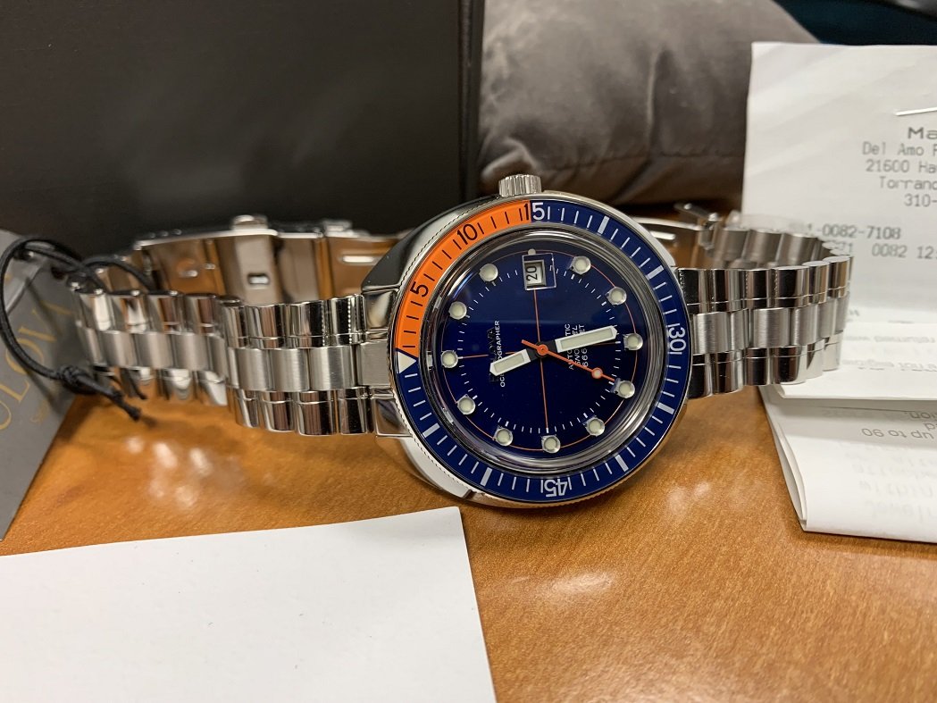 F/S BULOVA Oceanographer Devil Diver Automatic Blue Dial Men's