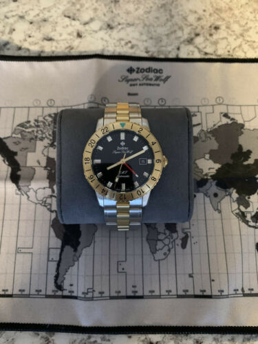 Zodiac Super Sea Wolf GMT Two-Tone (ZO9406) Box & Papers | WatchCharts