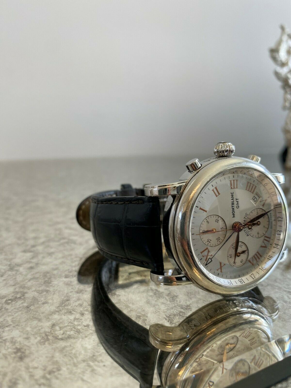 Montblanc GMT 36967 Chronograph Automatic White Dial Wristwatch |  WatchCharts Marketplace