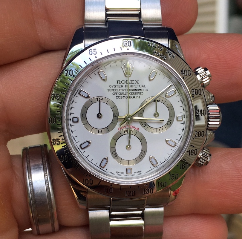 FS Rolex Daytona 116520 P Series Fresh Rolex Factory Service