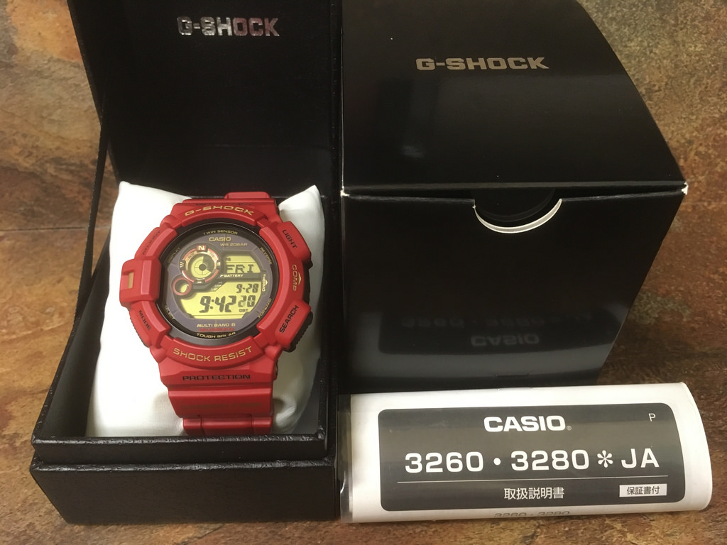 Casio G-Shock GW-9330A-4JR Rising Red Mudman 30th Anniversary | WatchCharts  Marketplace