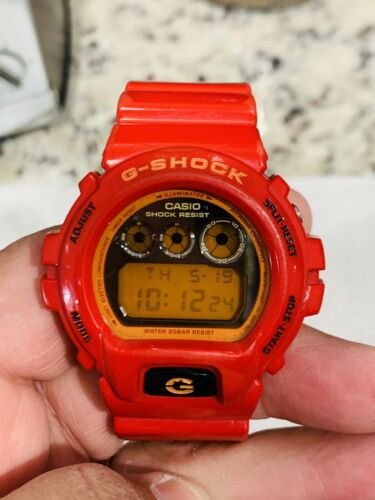 Casio G-Shock DW-6900CB-4 Red 3230 Crazy Color Men's Watch NEW