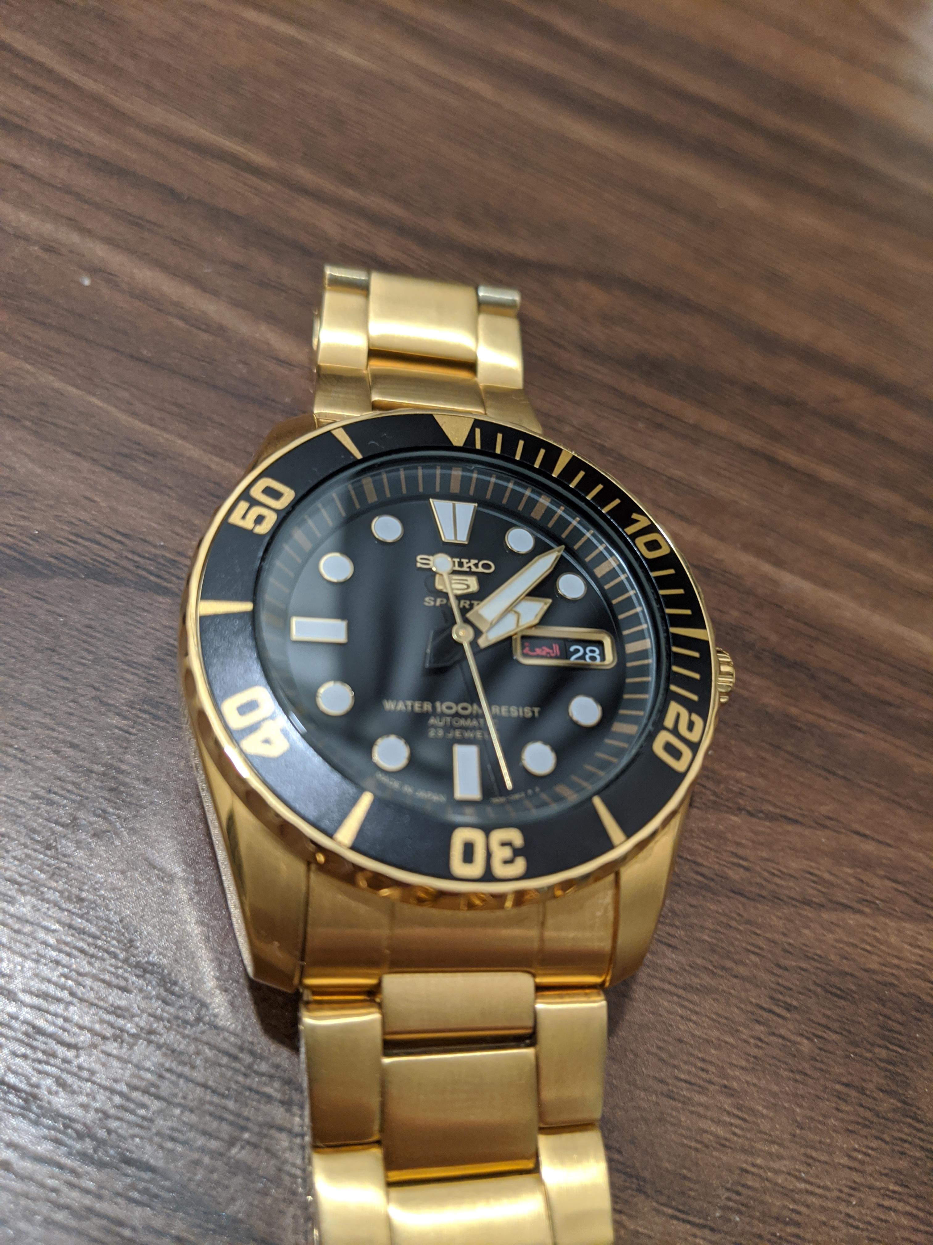 WTS Seiko Sea Urchin SNZF Gold WatchCharts