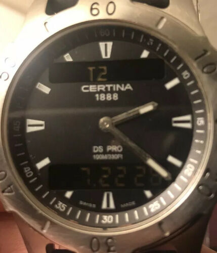 Certina DS Pro Ana Digi Breitling Movement Steel Sapphire Crystal WatchCharts Marketplace