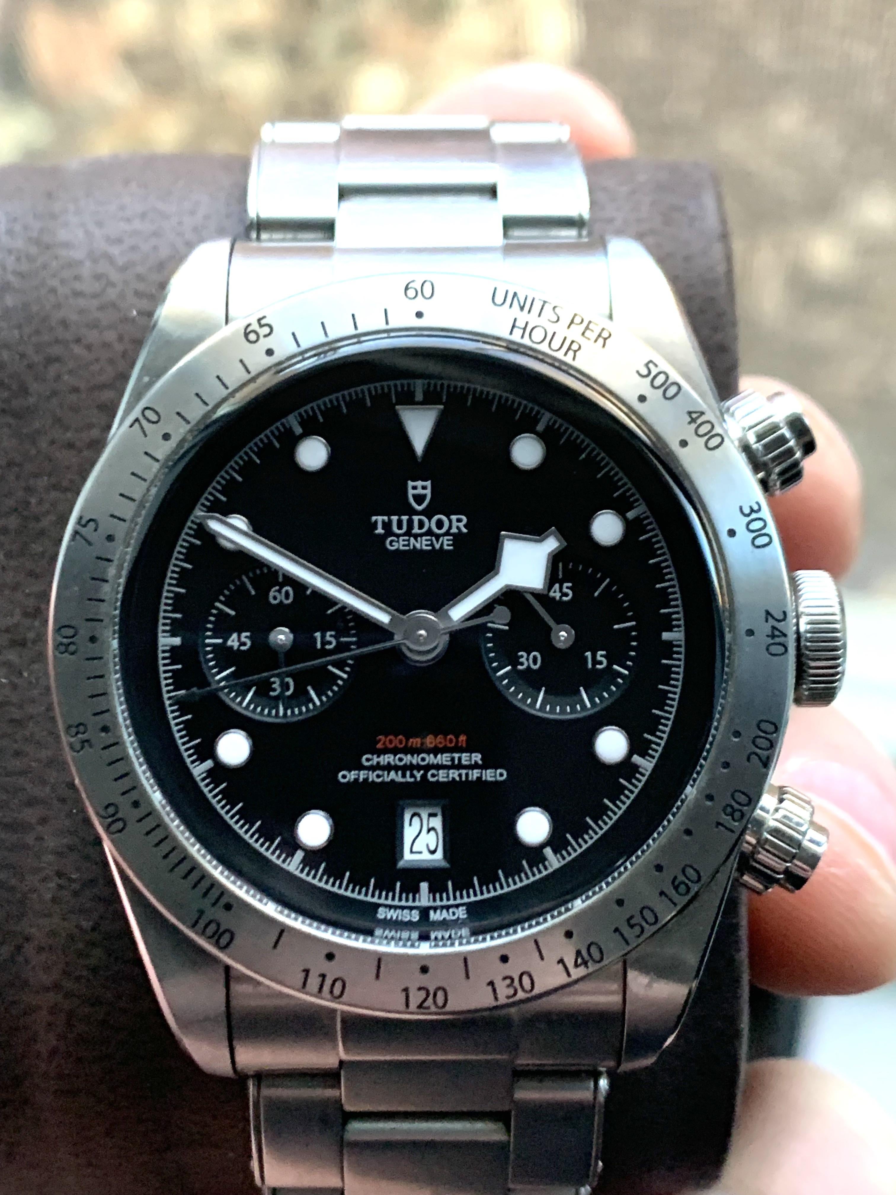 Tudor black bay top chrono price