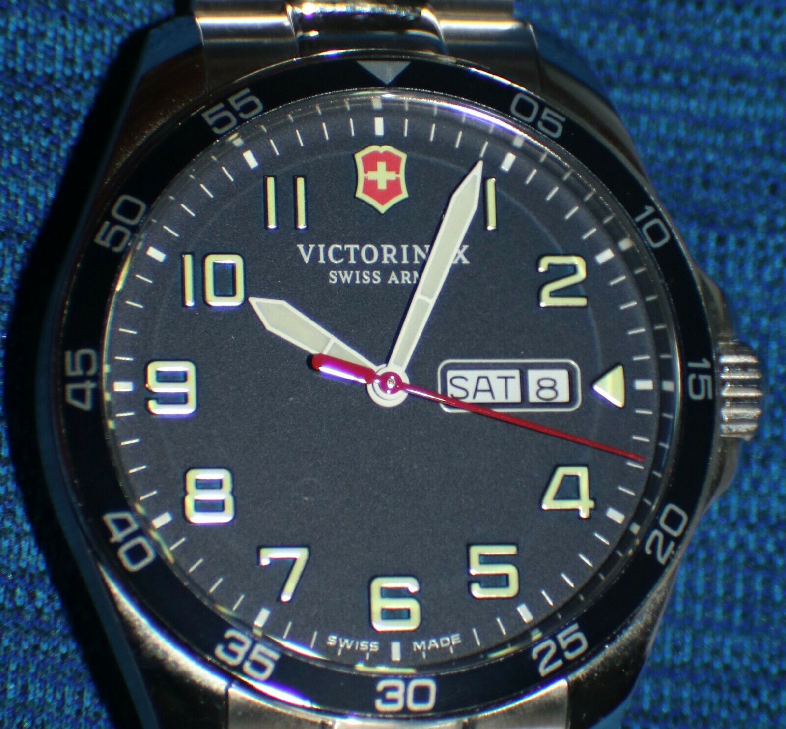 Buy Victorinox FieldForce Round Dial Men Watch- 241893-GY Helios Watch Store