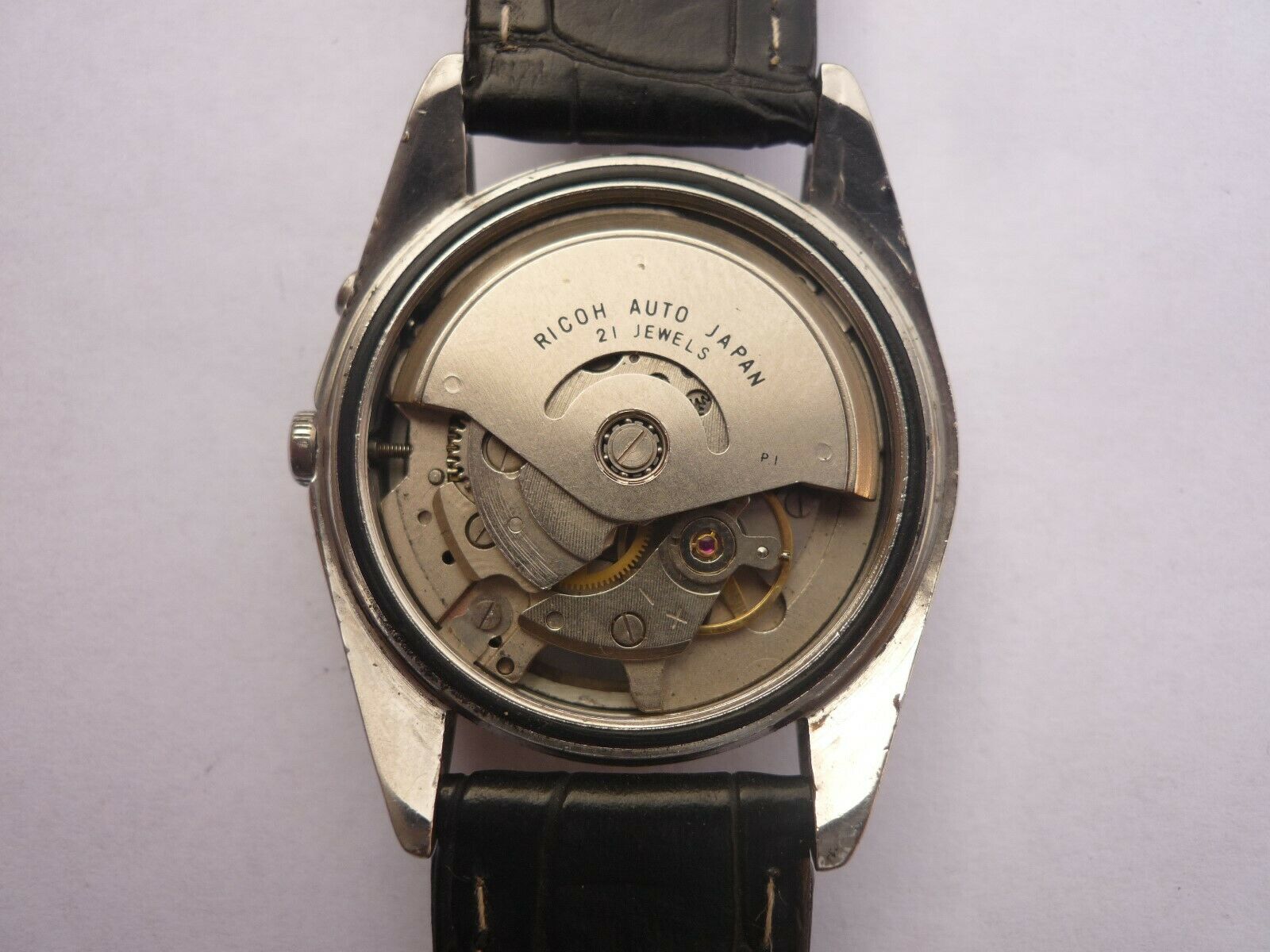 Mi Ritmo Lleg?(中古品) Ricoh 061121 Automatic 21 Jewels Day 12 Vintage Watch Japan