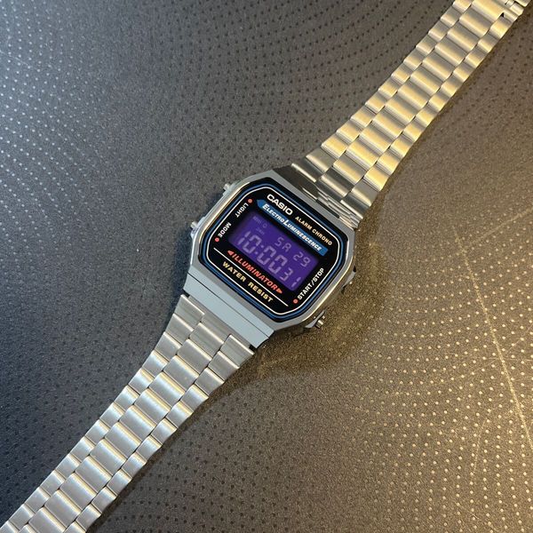 Inverted Watch New Purchase CASIO CASIO LCD Inverted Custom CASIO Watch Purple ...