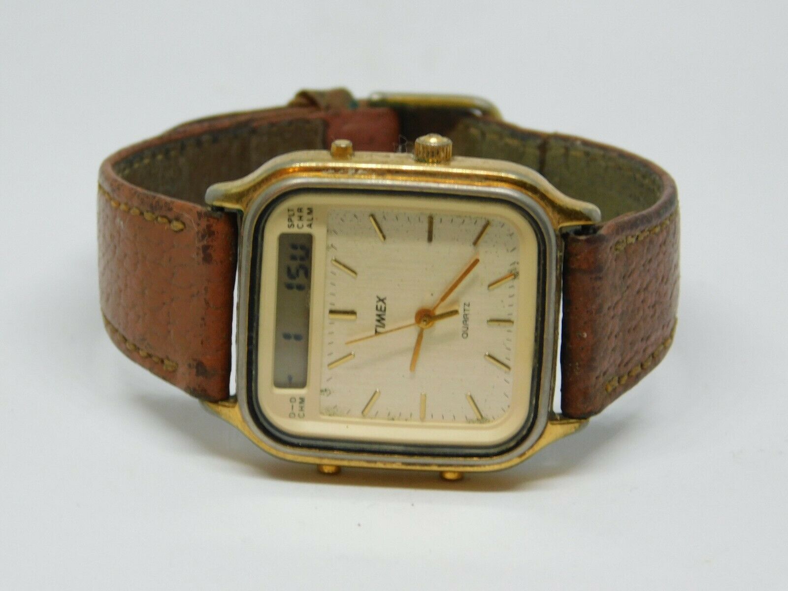 Vintage Timex 392 K Cell Quartz Analog Digital Men's Watch | WatchCharts