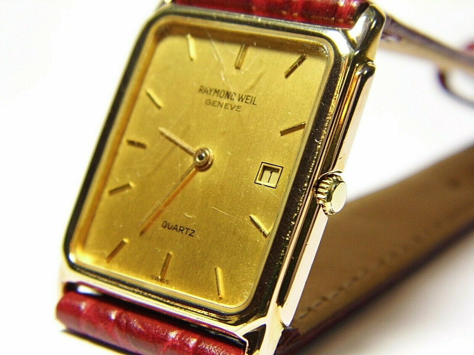 RAYMOND WEIL 5600 90 S VINTAGE 18K GOLD ELECTROPLATED SWISS MADE