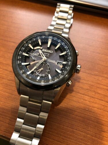 Seiko Astron GPS Solar 7x52 Wrist Watch for Men With Box And Manual |  WatchCharts