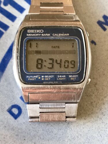 Vintage Seiko M354-5020 Memory-Bank Calendar | WatchCharts Marketplace