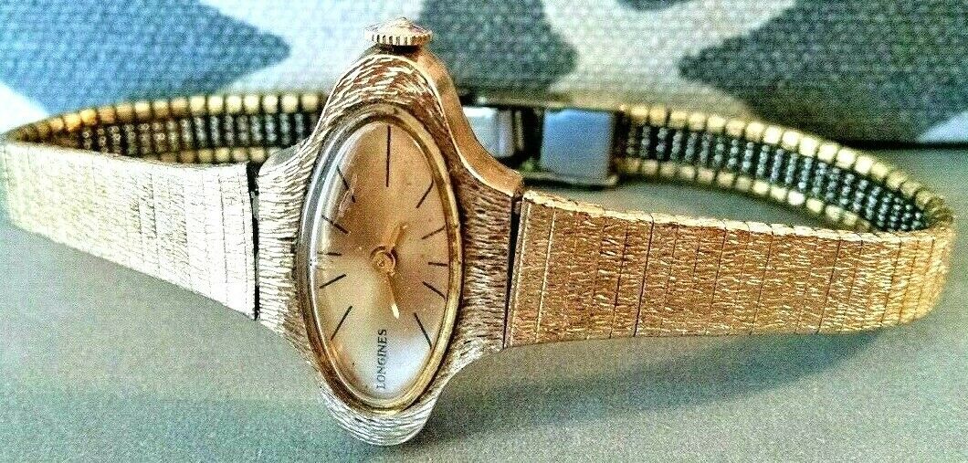 VTG LONGINES LADIES WATCH WITH KESTENMADE 1 20 10K GF BAND NEED