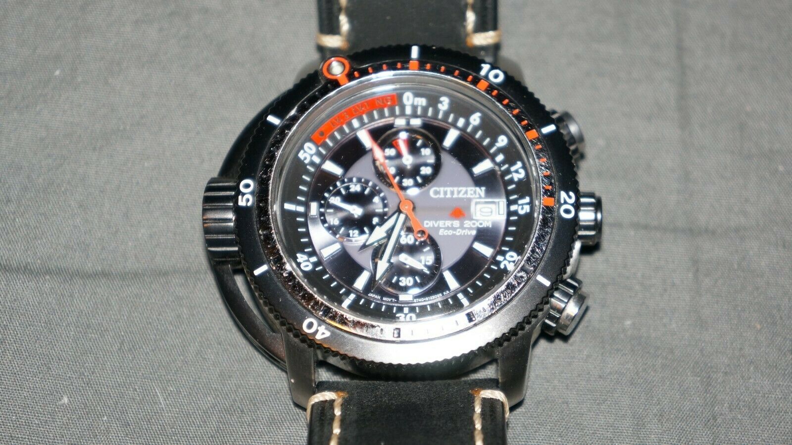 Citizen Eco-Drive B740-S086680 Promaster Divers 200M 2 Bands Depth