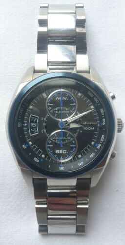 Seiko 7T94 0AJ0 Chronograph Mens Wristwatch. WatchCharts