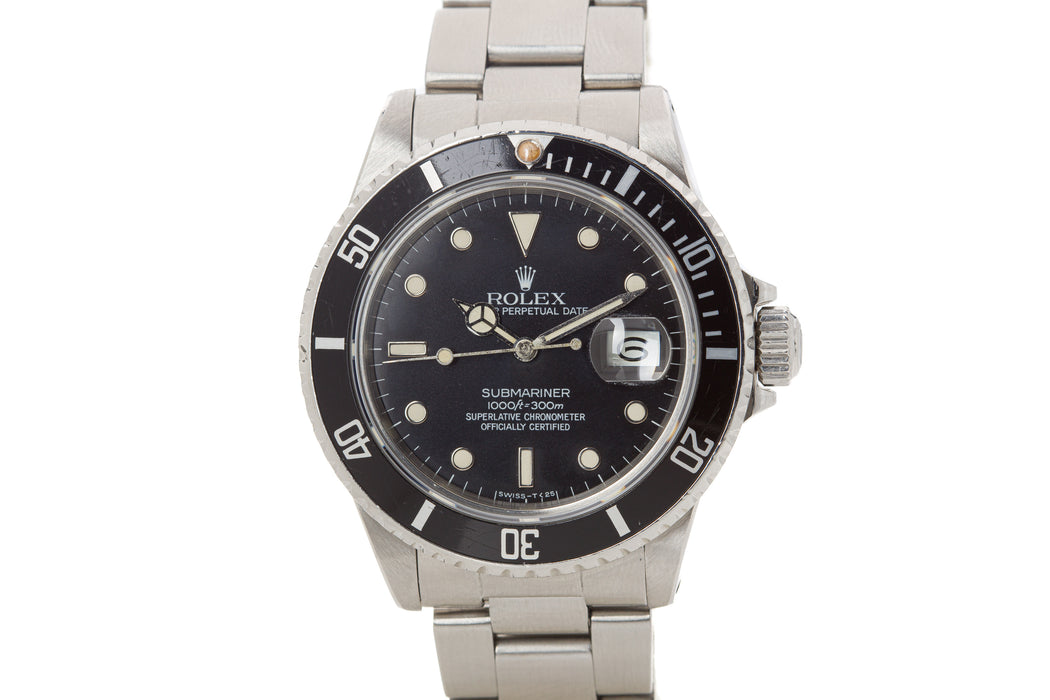 FS 1985 Rolex Submariner 16800 with Creamy Lume WatchCharts