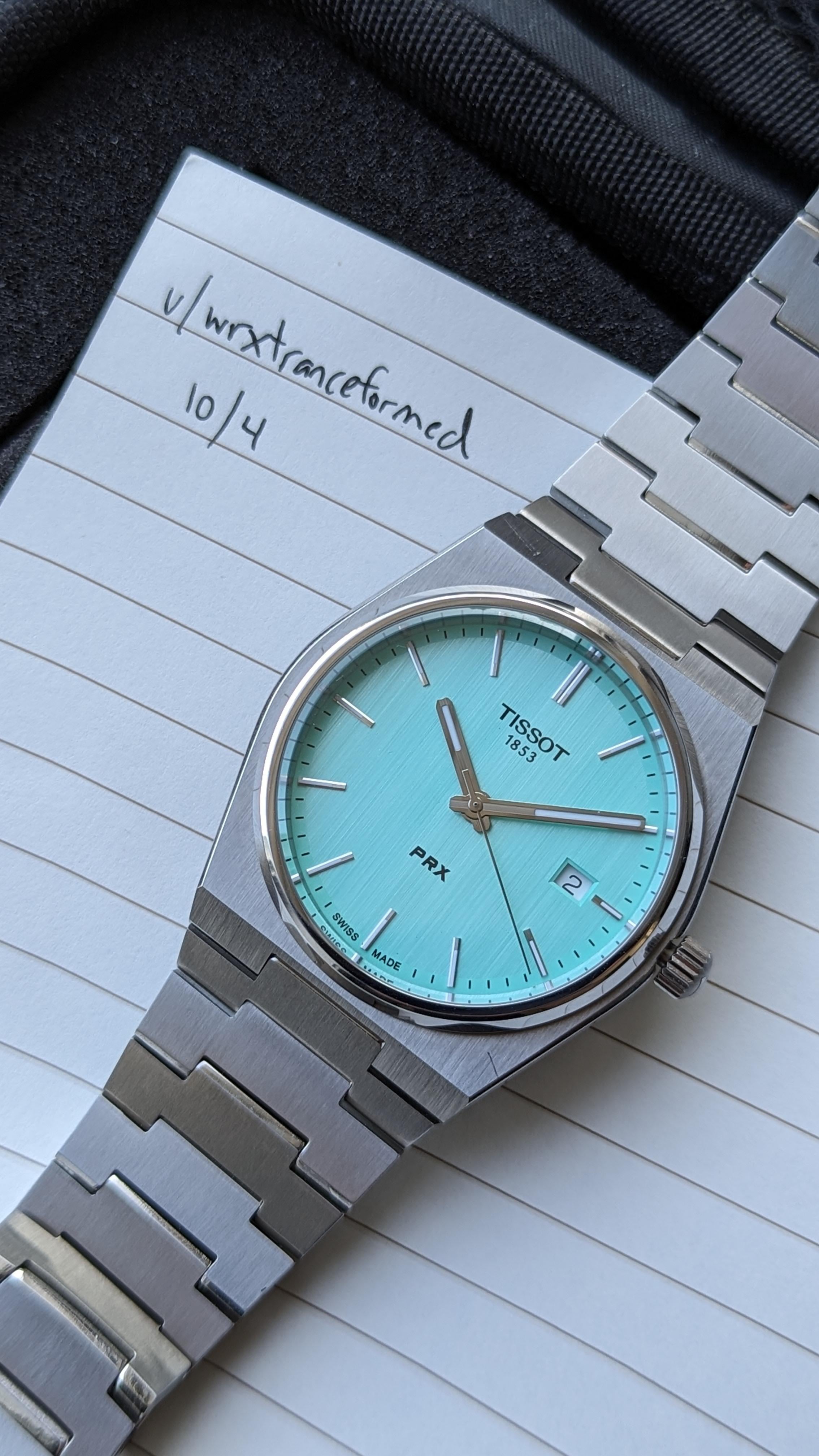 WTS] Tissot PRX Quartz 40mm ref. T137.410.11.091.01 (Light Green