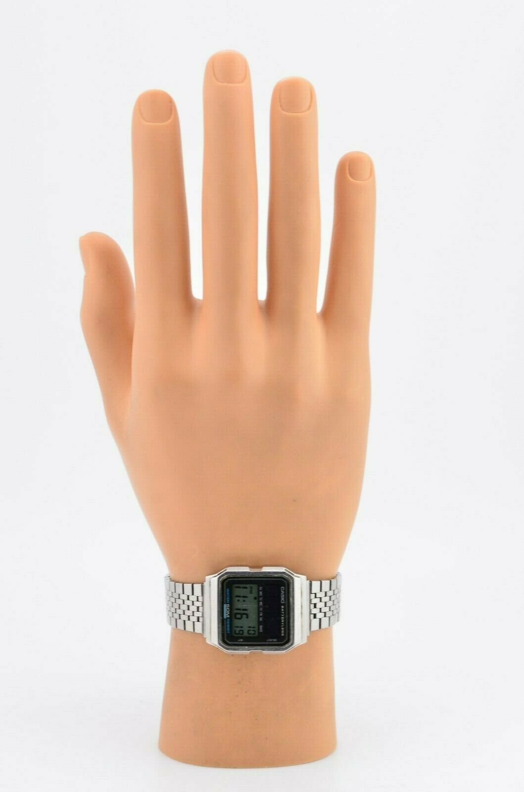 レア VINTAGE 1986's WB-80 腕時計 SOLAR Vintage Unisex Casio Digital Solar Watch WB-80 JDM Japan Stainless